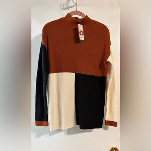 NWT Apt. 9 Block Color Women’s Sweater